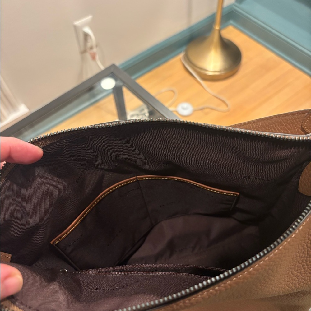 Coach Tan Leather Hobo Bag - Picture 5 of 5